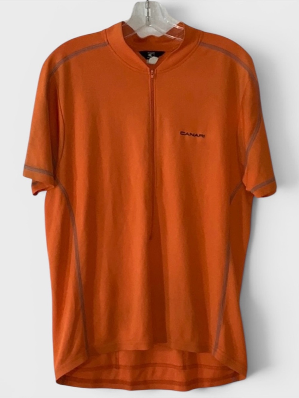 802 10/$50🏄🏻‍♀️ Men’s Canari Cycling Sports Orange Shirt